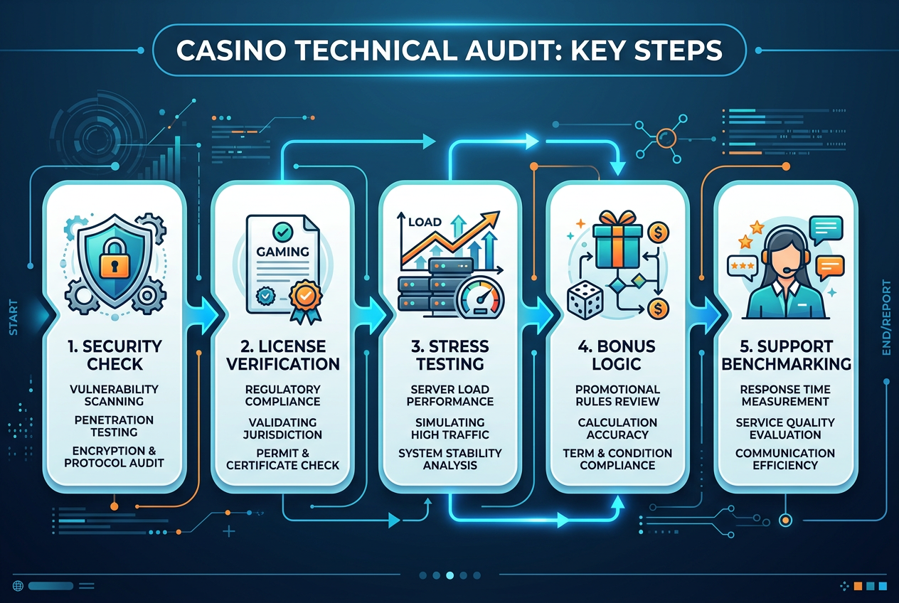 Metodika technického auditu online casin